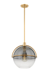 Lighting - Pendant Ivins 1 Light Pendant // Patina Brass // Large 