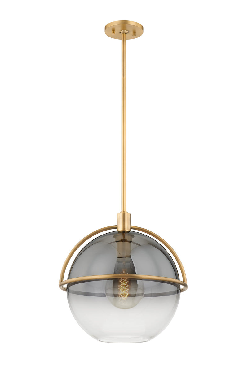 Lighting - Pendant Ivins 1 Light Pendant // Patina Brass // Large 