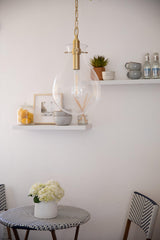 Lighting - Pendant Ivy 1 Light Medium Pendant // Aged Brass 