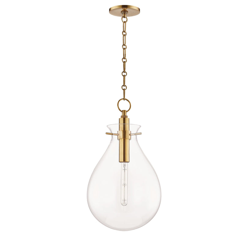 Lighting - Pendant Ivy 1 Light Medium Pendant // Aged Brass 