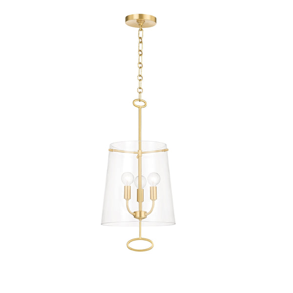 Lighting - Pendant James 3 Light Pendant // Aged Brass 