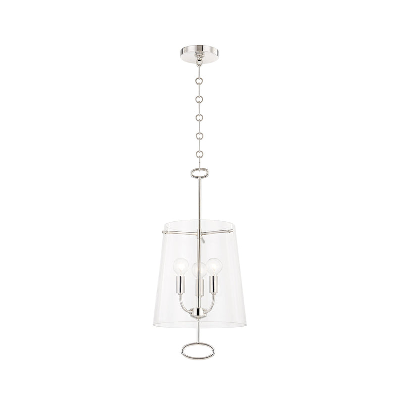 Lighting - Pendant James 3 Light Pendant // Polished Nickel 