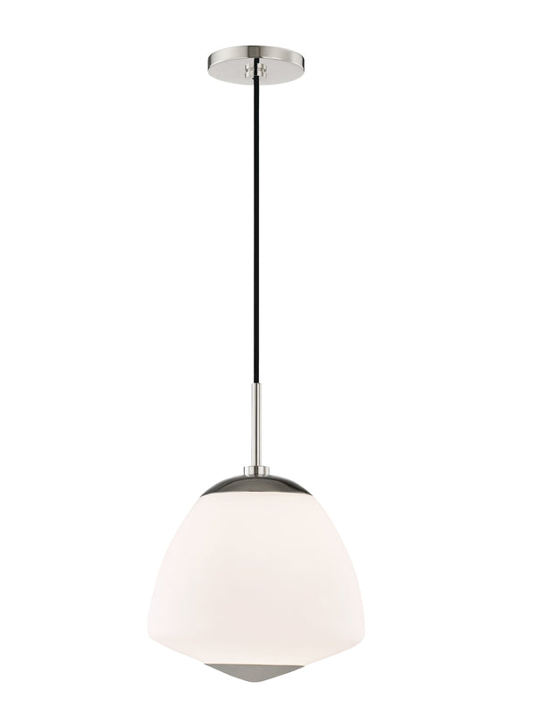 Lighting - Pendant Jane 1 Light Large Pendant // Polished Nickel 