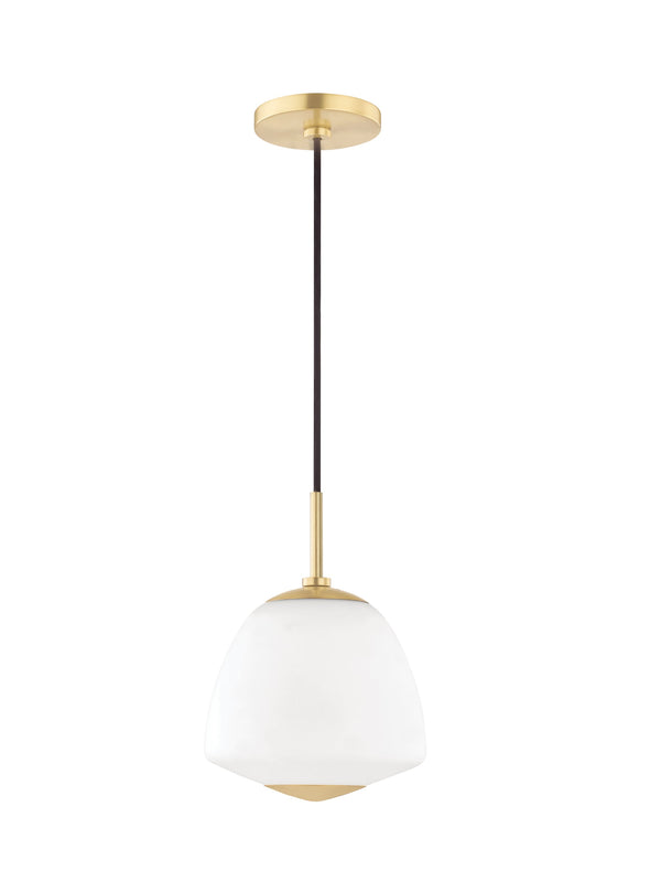 Lighting - Pendant Jane 1 Light Small Pendant // Aged Brass 