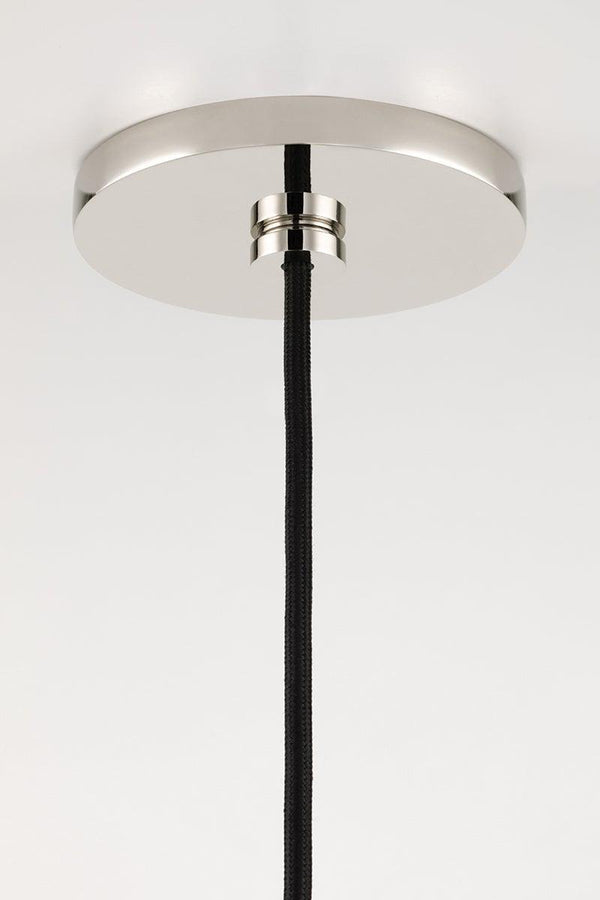 Lighting - Pendant Jane 1 Light Small Pendant // Polished Nickel 