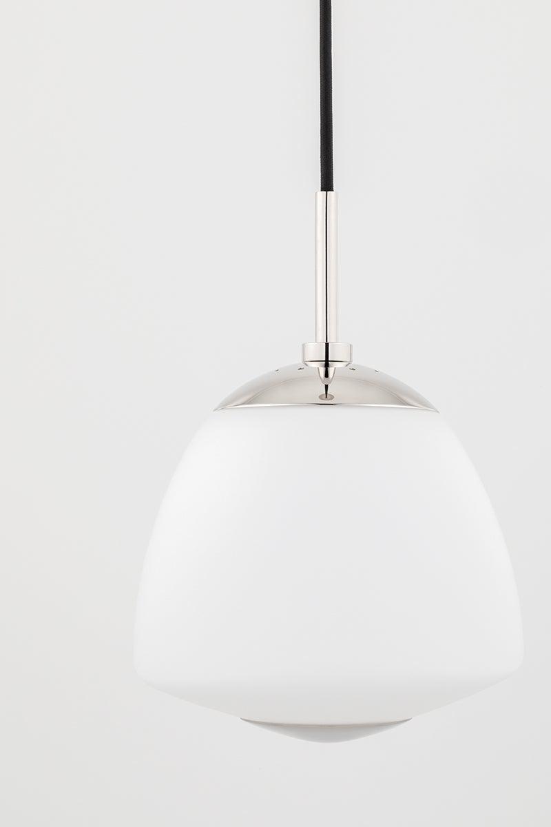 Lighting - Pendant Jane 1 Light Small Pendant // Polished Nickel 