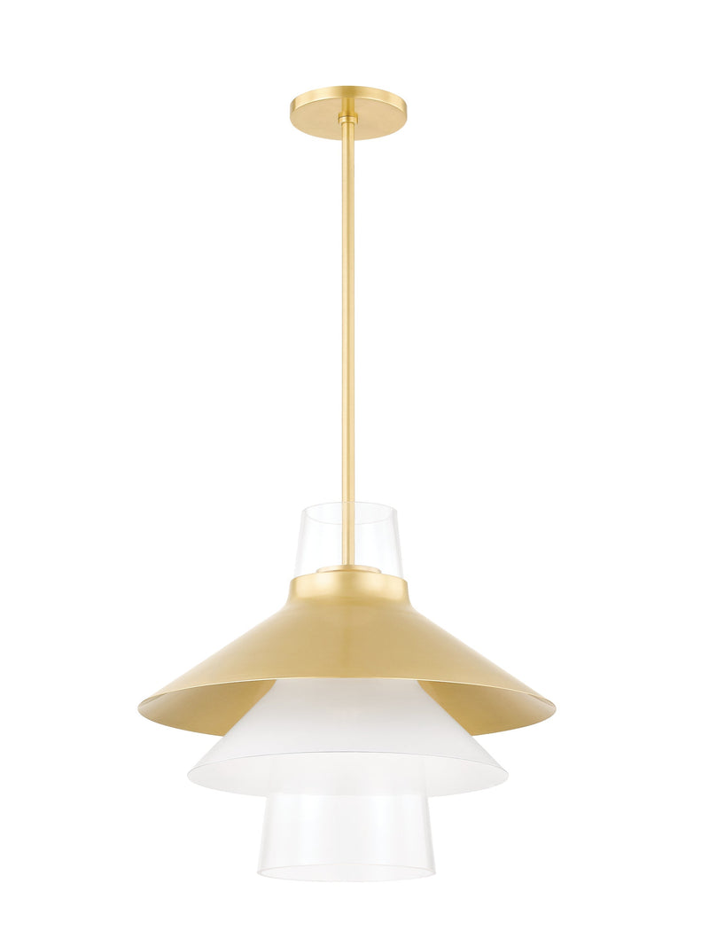 Lighting - Pendant Jessy 1 Light Large Pendant // Aged Brass 