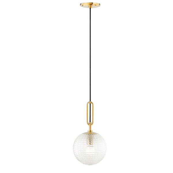 Lighting - Pendant Jewett 1 Light Pendant // Aged Brass 