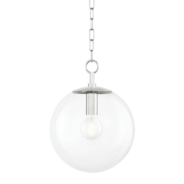 Lighting - Pendant Juliana 1 Light Pendant // Polished Nickel // Large 