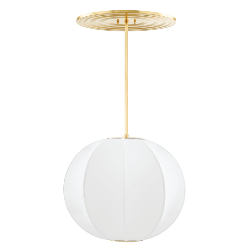 Lighting - Pendant Jupiter 1 Light Pendant // Aged Brass 