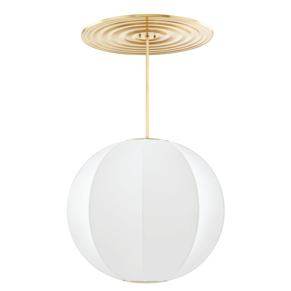 Lighting - Pendant Jupiter 2 Light Pendant // Aged Brass 