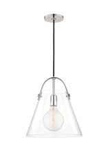 Lighting - Pendant Karin 1 Light Large Pendant // Polished Nickel 