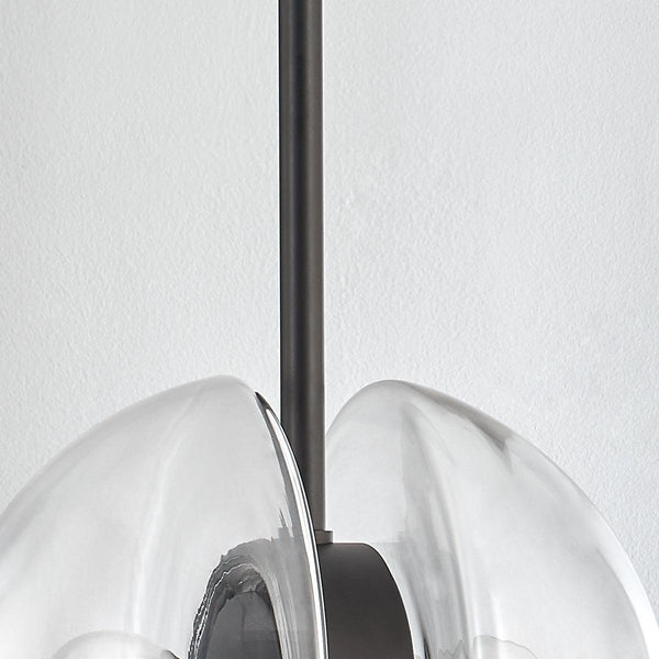 Lighting - Pendant Kert 2 Light Pendant // Black Brass // Small 