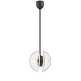 Lighting - Pendant Kert 2 Light Pendant // Black Brass // Small 