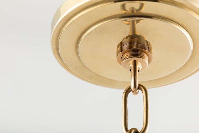 Lighting - Pendant Lambert 1 Light Pendant // Aged Brass // Small 