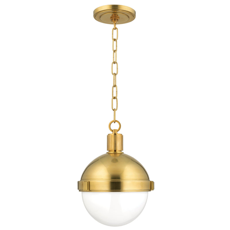 Lighting - Pendant Lambert 1 Light Pendant // Aged Brass // Small 