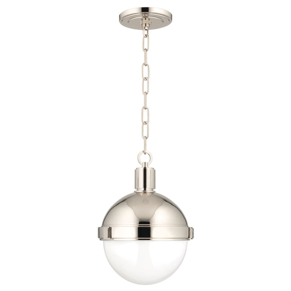 Lighting - Pendant Lambert 1 Light Pendant // Polished Nickel // Small 