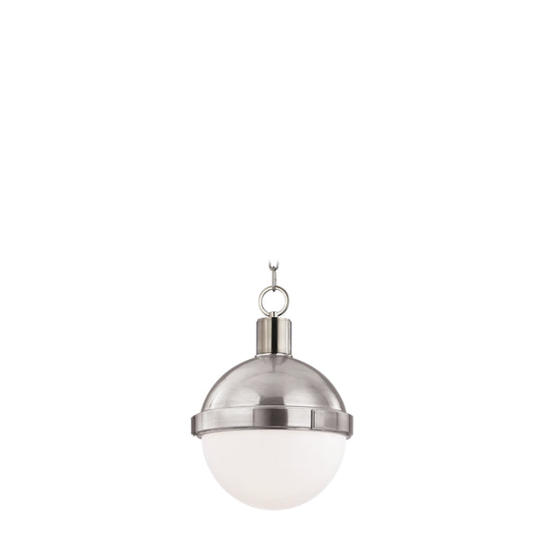 Lighting - Pendant Lambert 1 Light Pendant // Satin Nickel // Small 