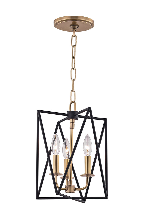 Lighting - Pendant Laszlo 3 Light Pendant // Aged Brass 