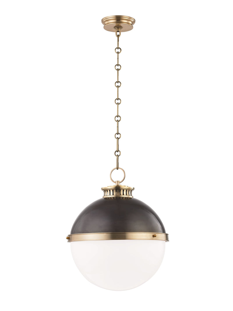 Lighting - Pendant Latham 1 Light Large Pendant // Aged & Antique Distressed Bronze 