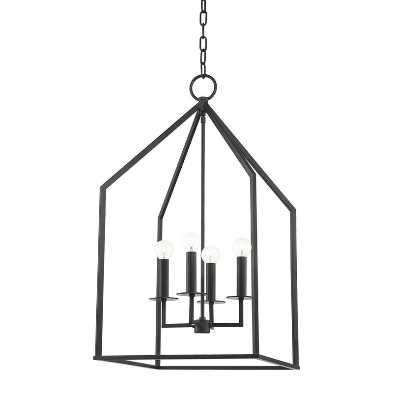 Lighting - Pendant Lena 4 Light Large Pendant // Aged Iron 