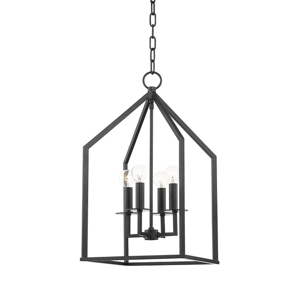 Lighting - Pendant Lena 4 Light Small Pendant // Aged Iron 