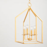 Lighting - Pendant Lena 4 Light Small Pendant // Gold Leaf 