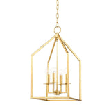 Lighting - Pendant Lena 4 Light Small Pendant // Gold Leaf 