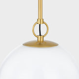 Lighting - Pendant Lennon 1 Light Pendant // Aged Brass // Large 