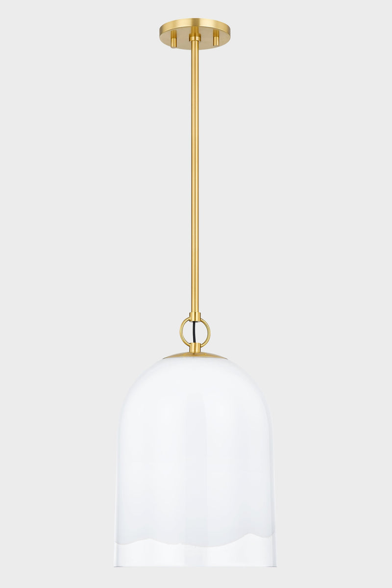 Lighting - Pendant Lennon 1 Light Pendant // Aged Brass // Large 