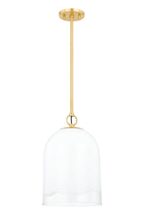 Lighting - Pendant Lennon 1 Light Pendant // Aged Brass // Large 