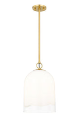 Lighting - Pendant Lennon 1 Light Pendant // Aged Brass // Large 