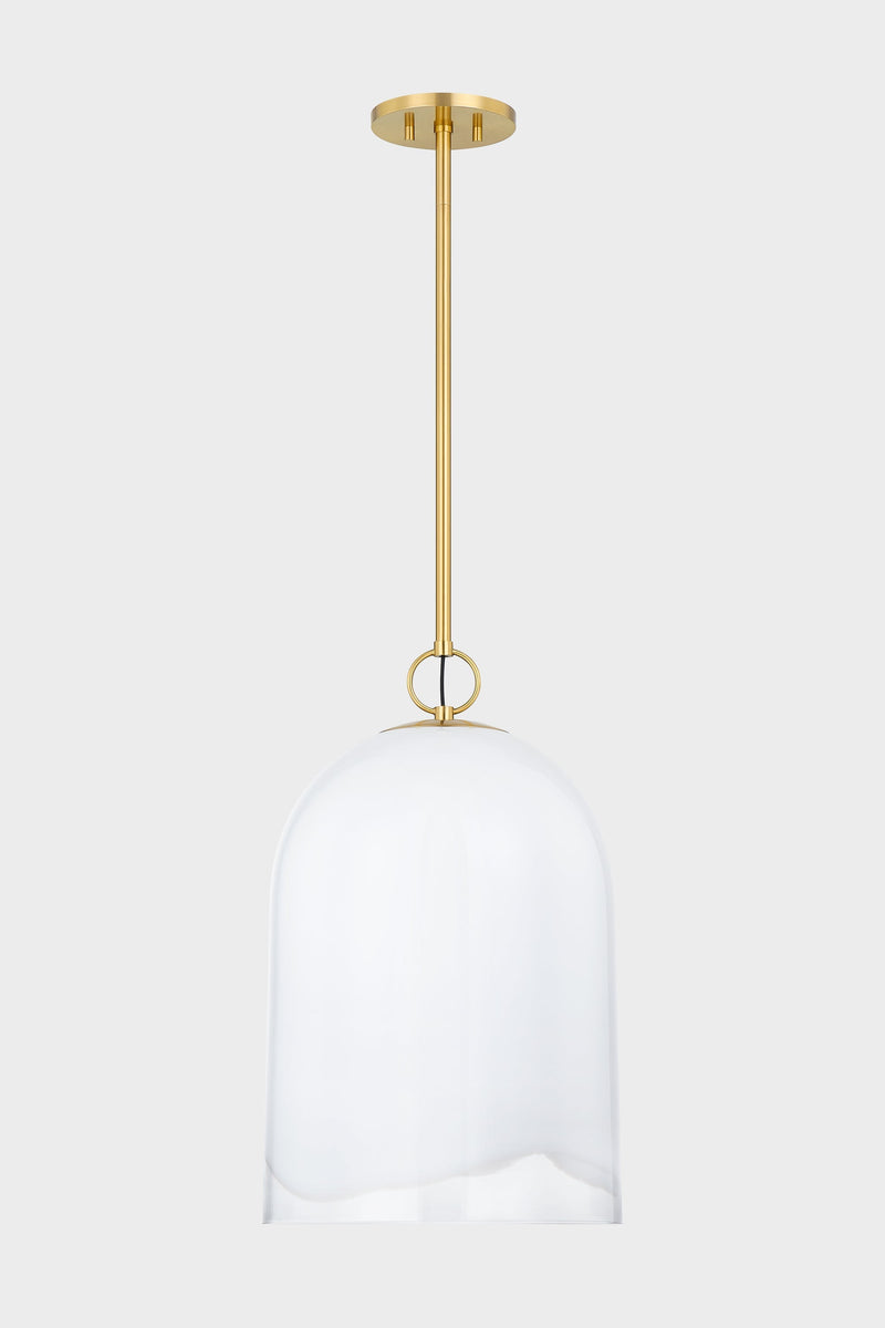 Lighting - Pendant Lennon 1 Light Pendant // Aged Brass // Small 