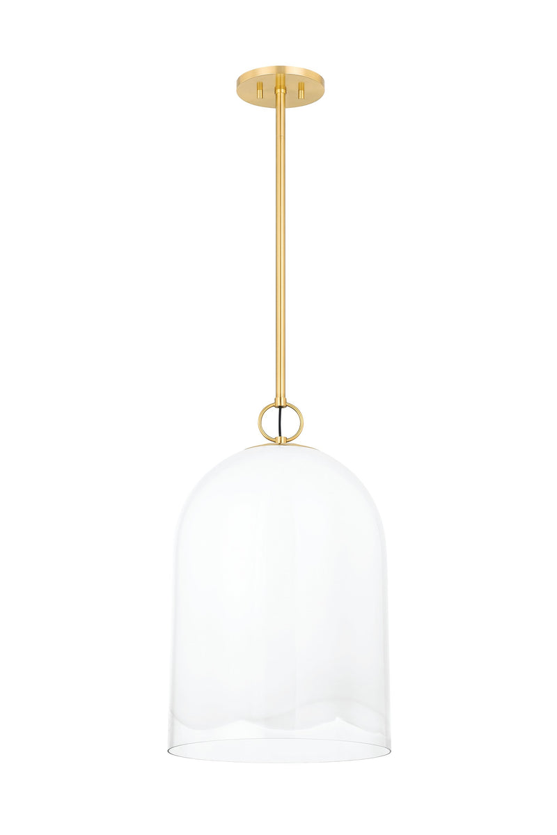 Lighting - Pendant Lennon 1 Light Pendant // Aged Brass // Small 