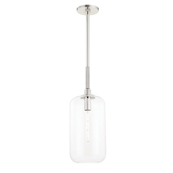 Lighting - Pendant Lenox Hill 1 Light Large Pendant // Polished Nickel 