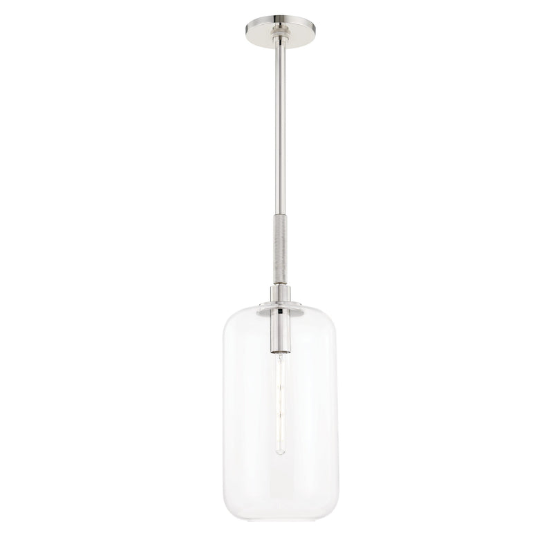 Lighting - Pendant Lenox Hill 1 Light Large Pendant // Polished Nickel 