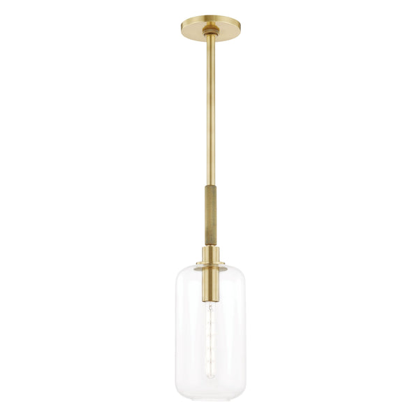 Lighting - Pendant Lenox Hill 1 Light Small Pendant // Aged Brass 