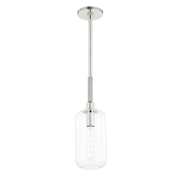 Lighting - Pendant Lenox Hill 1 Light Small Pendant // Polished Nickel 