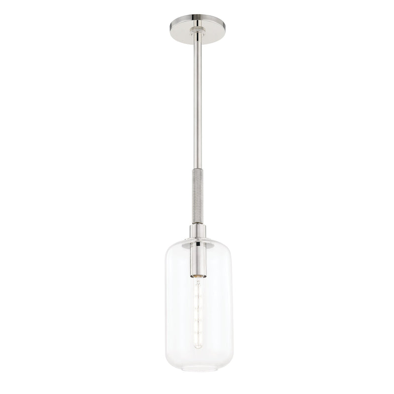 Lighting - Pendant Lenox Hill 1 Light Small Pendant // Polished Nickel 