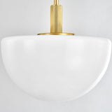 Lighting - Pendant Lethbridge 1 Light Pendant // Aged Brass // Small 