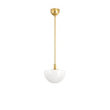 Lighting - Pendant Lethbridge 1 Light Pendant // Aged Brass // Small 