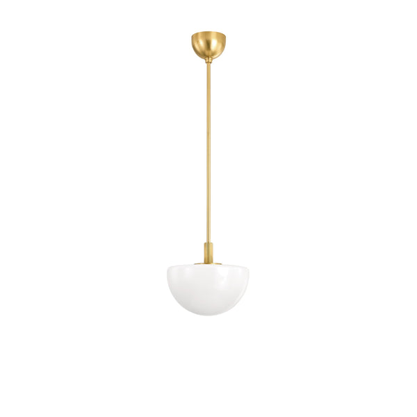 Lighting - Pendant Lethbridge 1 Light Pendant // Aged Brass // Small 