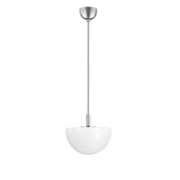 Lighting - Pendant Lethbridge 1 Light Pendant // Polished Nickel // Medium 