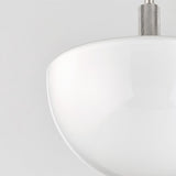 Lighting - Pendant Lethbridge 1 Light Pendant // Polished Nickel // Small 