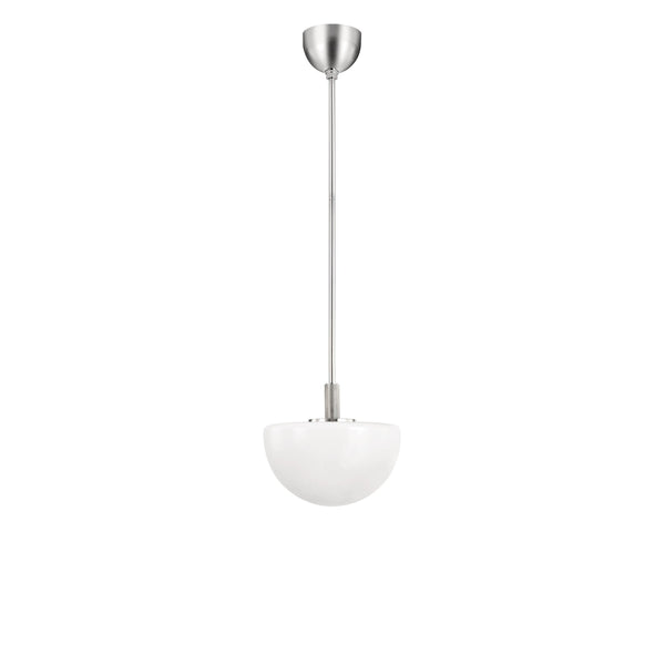 Lighting - Pendant Lethbridge 1 Light Pendant // Polished Nickel // Small 