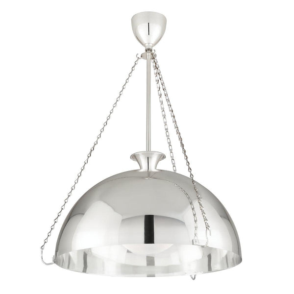 Lighting - Pendant Levette 1 Light Large Pendant // Aged Silver 