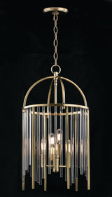 Lighting - Pendant Lewis 4 Light Pendant // Aged Brass 