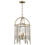 Lighting - Pendant Lewis 4 Light Pendant // Aged Brass 