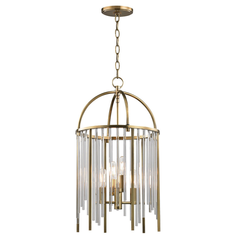 Lighting - Pendant Lewis 4 Light Pendant // Aged Brass 