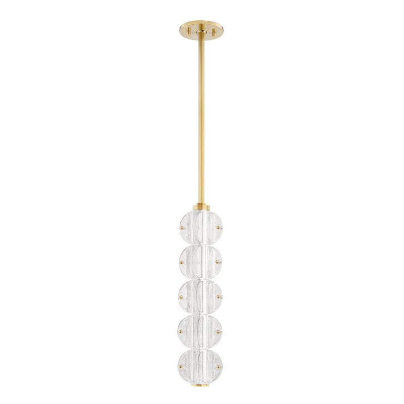 Lighting - Pendant Lindley 5 Light Pendant // Aged Brass 